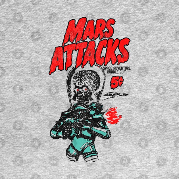 Mars Attacks Bubble Gum by darklordpug